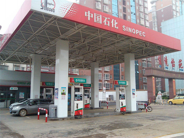 深圳加油站钢结构网架案例4
